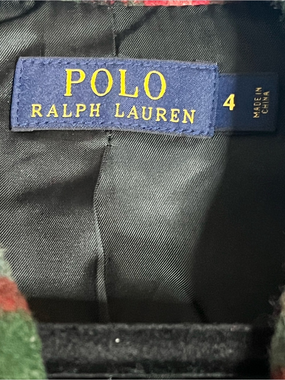 Polo Ralph Lauren Wool Tartan Plaid Belted Peacoat Jacket 4 - Picture 9 of 10